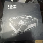 Qkk Mini Projector PJ0501 Full Hd Led 1080P (white). Fixed Price $34.00.