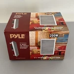 Pyle Two Way Stereo Sound Speaker, Professional Audio Speakers System PDIW65. Fixed Price $44.99.