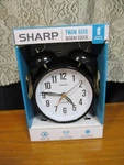 Twin Bell Loud Alarm Clock SPC843 Back Light Black Sharp. Fixed Price $7.50.
