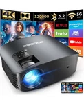 Goodee Projector 4K With Wifi And Bluetooth Supported Fhd 1080P - Titanium Gray. Fixed Price $85.99.