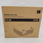 New Kodak Flik X10 Home Projector, 1080P Portable Theater. Fixed Price $85.00.