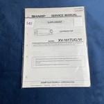 Original Sharp XV-P10U Lcd Projector Service Manual. Fixed Price $13.00.