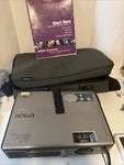 Epson Powerlite 765C 3LCD Multimedia Projector W/ Case, Cables, MANUALS-1586H. Fixed Price $65.00.