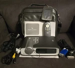 Hp SB21 Dlp Digital Projector W/ All Cables, Remote, Case & Booklet **tested!**. Fixed Price $124.99.