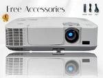 2600 Lumens Nec NP-M260X 3LCD Projector 4K For Weddings, Parties, Media Events. Fixed Price $132.70.