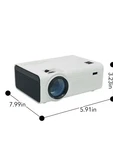 Rca 480P Lcd Home Theater Projector - Up 130" RPJ136, 1.5 Lb, White. Fixed Price $84.23.