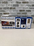 Fugoo Outdoor Projector & Soundbar Bundle With Tripod 120" Foldable Screen. Fixed Price $110.00.