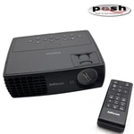 Infocus IN1112 Dlp Projector W/ Carrying Case, Cables, Remote Control. Fixed Price $125.00.