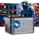 Aubor Smart Projector Support 4K W/ Wifi & Bluetooth 1080P HY350 *6629A9F. Fixed Price $128.79.