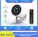 Magcubic HY300 8K WIFI6 Bluetooth Android Projector Home Cinema 8000 Lumens. Fixed Price $69.90.