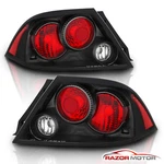 2002 2003 Fit Mitsubishi Lancer Es/lz/oz Rally/sedan 4DR Black Tail Lights Lamps. Fixed Price $106.67.