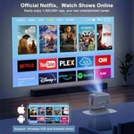 Coolkangaroo Projector Wifi Bluetooth Portable Auto Focus Keys Stand - Silver. Fixed Price $188.05.