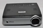 Infocus IN34EP Dlp Projector; No Remote With Cords & Case. Fixed Price $44.95.