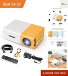 Mini Projector, Portable Pico Full Color Led Lcd Video For Children.... Fixed Price $49.99.