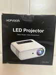 Hopvision JQ818A Led Projector Native 1080P 15000 Lux Home Theater White. Fixed Price $49.00.