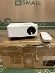 Lg PF510Q Smart Full Wireless Projector Dlp Fhd 600LM Hdmi Bluetooth White. Fixed Price $350.00.