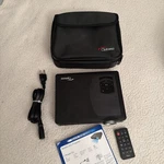 Optoma ML500 Portable Led Dlp Projector W/ Case & Remote 13 Lamp Hours Tested. Fixed Price $99.92.