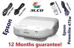 Epson Powerlite 470/475W/465W 3LCD Projector Ultra Short Throw/bundle. Fixed Price $149.00.