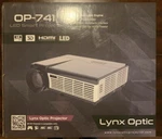 Led 4K 3PROJECTOR Lynx Optic OP-741 W & 72 Zero Edge Screen. Fixed Price $550.00.