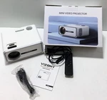 Vizony DP04 White Portable Outdoor 1080P Fhd Display Zoom Mini Video Projector. Fixed Price $19.99.