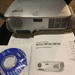 Nec NP40 Dlp Portable Video Computer Movie Projector With Manual, Remote And Bag. Fixed Price $49.00.