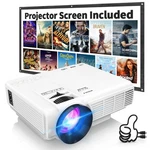 1080P Mini Projector With Screen, Portable Home Theater Movie .... Fixed Price $85.43.