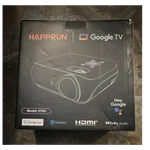 Happrun 510G Google Tv 1080P Lcd Projector Wi-fi Hdmi Dolby Audio Cast. Fixed Price $300.00.