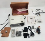 Optoma H31 Dlp Digital Cinema Projector Bundle Remote Cables Manual. Fixed Price $170.65.