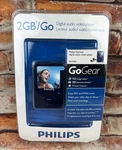 Philips Gogear SA3020 Blue 2GB Digital Media Player Video - New Sealed. Fixed Price $37.39.
