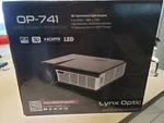 Led 4K 3PROJECTOR Lynx Optic OP-741 W & 72 Zero Edge Screen. Fixed Price $200.00.