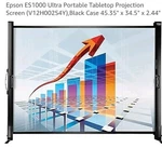 Epson ES1000 Tabletop Portable Projector Screen 50 16:9 Aspect Ratio Read. Fixed Price $85.00.