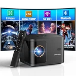 Dbpower Electric Focus 5G Wifi Mini Projector 4K Support 300 Ansi - Black. Fixed Price $85.34.