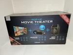 Ilive Pop Up Movie Theater Kit W/ Screen. Projector & Speaker THE2021BDL 3 Piece. Fixed Price $75.00.