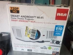 Rca RPJ129 Smart Android Wi-fi Led Projector 720P Hd Built-in Speakers White. Fixed Price $179.49.