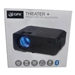 Gpx Theater Bluetooth Projector PJ609B Hdmi Usb Micro Sd Av Input 150" Screen. Fixed Price $60.00.