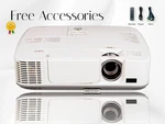 3100 Lumens 3LCD Projector For Education, Karaoke, Music Videos Low Noise 28 Db. Fixed Price $110.07.