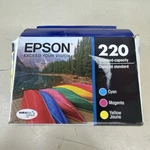 Pick Exp - Epson 220 Cyan Magenta Yellow Standard Ink Cartridge. Fixed Price $13.99.