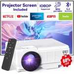 Dr. Professional Mini Projector With Bluetooth 5.2 And Screen, Hd 1080P Movies. Fixed Price $57.99.