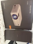 Apeman LC550 Mini Video Projector And 120 16:9 Foldable Screen, New Open Box. Fixed Price $26.59.