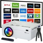 Mini Projector, 1080P Full Hd Supported 180 Screen Video 11000LUX Ho. Fixed Price $39.00.