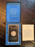 1884 Cc Morgan Silver Dollar Uncirculated In Case W/ Certificate. Fixed Price $465.00.
