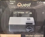 Quest QX4410 Android Smart 4K Lcd Projector 6000 Lumens Short Throw Hdmi. Fixed Price $1099.00.
