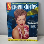 Screen Stories Aug 1954 Dell Illustrated Movies & Tv Hollywood Sidney Skolsky. Fixed Price $16.00.
