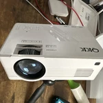 Qkk QK03 Mini Lcd Projector Usb Led White Desktop Home Theater Model. Fixed Price $29.99.
