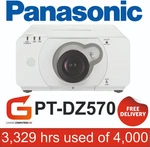 Panasonic PT-DZ570 Projector Dlp 4,000 Lumens (3,329 Used Out Of Hrs). Fixed Price $389.49.
