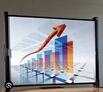 Epson ES1000 Tabletop Portable Projector Screen 50 16:9 Aspect Ratio - New. Fixed Price $49.95.