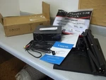 1080P Projector GC05A And AMPS01 Tripod Mdbebbron Screen. Fixed Price $40.00.