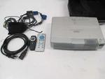 Hitachi CP-S225 Multimedia Lcd Projector W/ Carrying Case, Cords And Remote. Fixed Price $29.99.