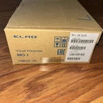 Elmo Visual Presenter MO-1 Black, Model 1588206 With All Paperwork, Cords & Disc. Fixed Price $120.00.