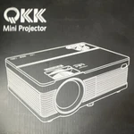 Qkk PJ0501 Mini Projector Lcd Usb 16:9 White With 100 Inch Projection Screen. Fixed Price $45.00.